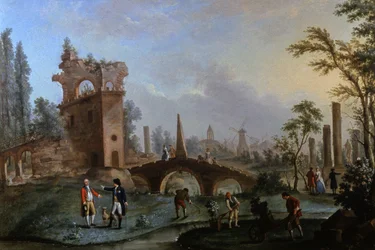 Parc Monceau, Paris, ca 1770 (målning)