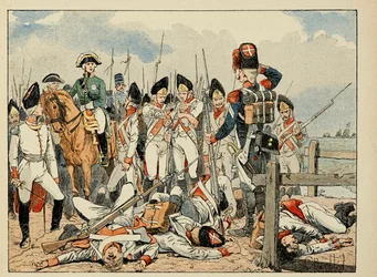 Illustration hämtad från boken "The Heros of the Siecle", anekdotiska reciter av Dick de Lonlay och illustrerad av Louis Bombled (1862-1927)