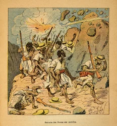 Kriget i Madagaskar-Anekdotisk historia om de franska expeditionerna 1885-1895 av Henri Galli dit Galllichet (1854-1922), illustrerad av Louis Bombled (1862-1927): Privat samling