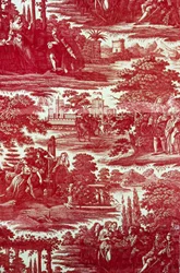 Louis XIV och Mademoiselle de La Vallière (möbeltyg)