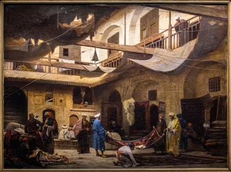 Mattbasaren i Khan Khalil i Kairo