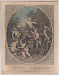 Fet satir i skogens djup Fet satir, i skogens djup, 1714-39.