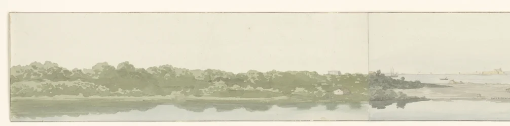 Haven van Brindisi Utsikt över hamnen i Brindisi (titel på objekt) Resor i Italien, Sicilien och Malta - 1778 (serietitel)