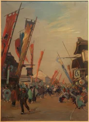 Theaterviertel i Yokohama