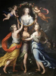 Françoise-Athénaïs de Rochechouart, Marquise de Montespan 1640-1707, andra hälften av 1600-talet.