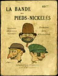 Omslagsillustration till "" la bande des pieds nickeles, premiere serie d
