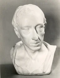 Byst av Alexander Pope (marmor)