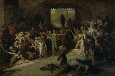 Pesten i Tournai 1095, 1883