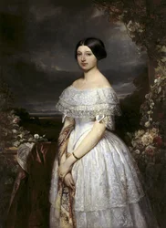 Porträtt av viscountess de Biolley