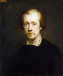 Porträtt av Félix Ziem 1821-1911, ca. 1850.