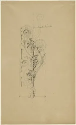 McVickers teater: Skiss för Untitled Ornamental Band