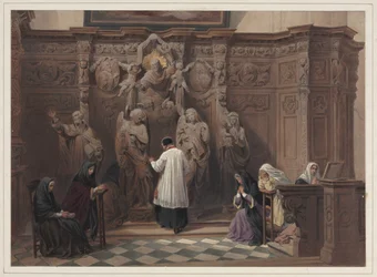 Confessional, St Paul Church, Antwerpen