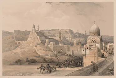 Egypten och Nubien: Volym III - nr 34, Kairos citadell, Mehemet Alis residens, 1838.
