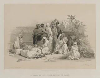 Egypten och Nubien, volym III: På slavmarknaden i Kairo, 1849.