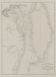 Egypten och Nubien, Volym III: Karta för att illustrera skisserna av David Roberts, Esq: R.A. i Egypten och Nubien 1849