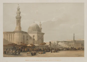 Egypten och Nubien, Volym III: Sultan Hassans moské, från Rameylehs stora torg