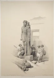 Egypten och Nubien: Volym II - nr 7, Colossi på Wady Saboua