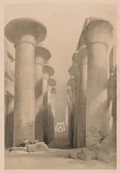 Egypten och Nubien: Volym I - nr 20, Stora salen i Karnak, Thebe