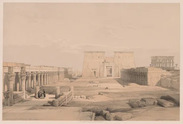Egypten och Nubien: Volym I - nr 42, Grand Approach to the Temple of Philae, Nubia
