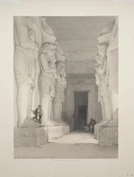 Egypten och Nubien: Volym I - nr 9, Gyrshes utgrävda tempel, Nubien