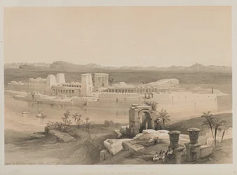 Egypten och Nubien, volym I: Allmän syn på ön Philae, Nubia