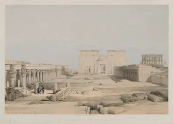 Egypten och Nubien, Volym I: Grand Approach to the Temple of Philae, Nubia