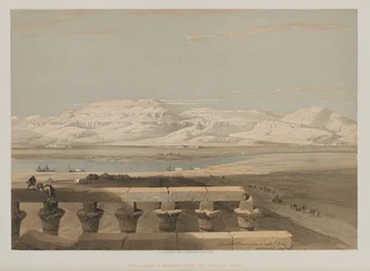 Egypten och Nubien, Volym I: Libyska bergskedjan, från Luxortemplet