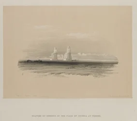 Egypten och Nubien, Volym I: Statyer av Memnon, Thebe