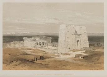 Egypten och Nubien, volym I: Templet vid Edfou, antika Apollinopolis, övre Egypten