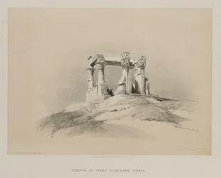 Egypten och Nubien, Volym I: Temple of Wady Kardassy i Nubia, 1846.