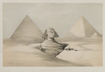 Egypten och Nubien, volym I: Den stora sfinxen, pyramiderna i Gezeeh