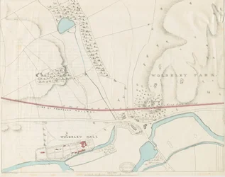 Wolseley Hall: litografi över nyans, nd [1806-1885]