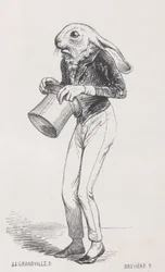 Hans son, som liknade honom på alla sätt ... från Scener från Privaten och Publ..., ca. 1837-47.