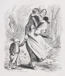 Jeanne, the Redhead från The Complete Works of Béranger, 1836.