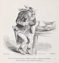 Min nya mästare från scener ur djurens privata och offentliga liv, ca. 1837-47.