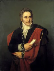 Porträtt av Casimir Perier, minister, ordförande i rådet 1831 Målning av Louis Hersent (1777-1860) 1800-talet. Dämpa. 1,65 x 0,90 m. Versailles, slottsmuseum