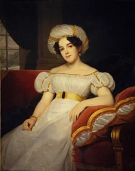 Porträtt av prinsessan Natalya Stepanovna Golitsyna, född grevinna Apraksina 1794-1890, 1824