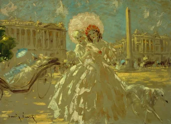 Place de la Concorde (olja på duk)