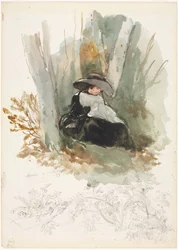 Mary på Bellevue, 1858.