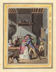 History of Manon Lescaut volym I, publicerad 1797. Skapare: Louis-Joseph Lefevre, Jacques Joseph Coiny.