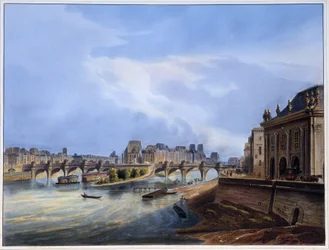 Vue du Pont Neuf - i "Paris en 1837" av Arnoutswed