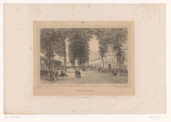 Utsikt över Jardin des Plantes Jardin des Plantes (titel på objekt) Ansikten i och runt Paris (serietitel) Paris (serietitel på objekt)