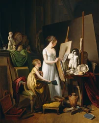 En målares studio
