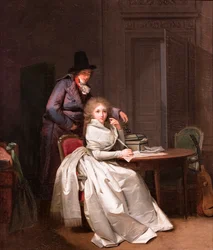 En kvinna som skriver till sin älskare (eller Brevet), ca 1789-1793