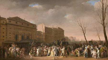 Karnevalsscen, 1832.