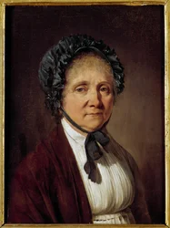 Porträtt av Madame Nicolas Vincent Arnault, mor till författaren Antoine Vincent Arnault Målning av Louis Leopold Boilly