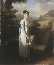 Porträtt av Mademoiselle Athénaïs dAlbenas