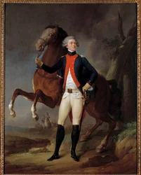 Porträtt av Marie Gilbert Mottier, Marquis de La Fayette