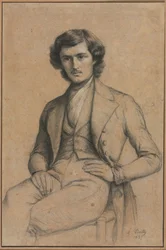 Porträtt av en ung man, 1837.
