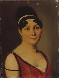 Porträtt av operasångerskan Caroline Branchu 1780-1850, ca. 1810.